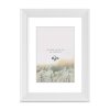 Cornice in legno Hama Rise White 13x18 cm