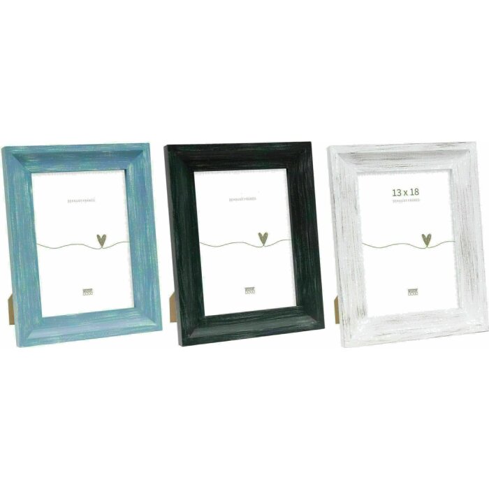 Deknudt S67UF Cornice per ritratto in legno Nero Blu Bianco 10x15 13x18 15x20 20x30 cm