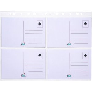 Buste per cartoline in pellicola trasparente 10x15 (wpk) 10 pz.