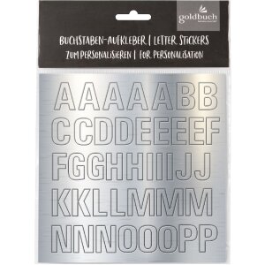 Lettere adesive in argento Goldbuch 17x22 cm 2 fogli alti...