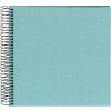 Album a spirale Goldbuch Bella Vista Aqua 20x20 cm 40 pagine lino nero