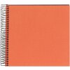 Album a spirale Goldbuch Bella Vista salmone 20x20 cm 40 pagine lino
