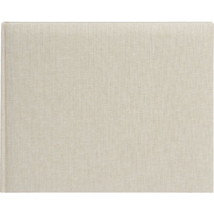 Libro degli ospiti Goldbook Summertime Beige 25x20 cm 100 pagine lino