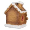 Clayre & Eef 6CE1772 Casa decorativa in ceramica marrone 10x9x12 cm
