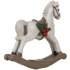 Clayre & Eef 6PR4171 Decorazione Cavallo a dondolo 17x5x16 cm