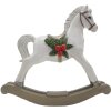 Clayre & Eef 6PR4172 Decorazione Cavallo a dondolo 11x4x11 cm