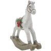 Clayre & Eef 6PR4172 Decorazione Cavallo a dondolo 11x4x11 cm