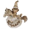 Clayre & Eef 6PR4231 Decorazione gnomo 10x3x11 cm