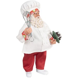 Clayre & Eef 65584 Decorazione Babbo Natale 17x11x27 cm