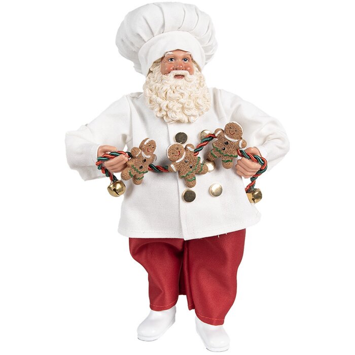 Clayre & Eef 65585 Decorazione Babbo Natale 17x12x27 cm