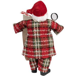 Clayre & Eef 65586 Decorazione Babbo Natale 16x10x27 cm