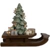 Clayre & Eef 6PR4185 Decorazione a slitta 20x8x17 cm