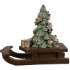 Clayre & Eef 6PR4185 Decorazione a slitta 20x8x17 cm