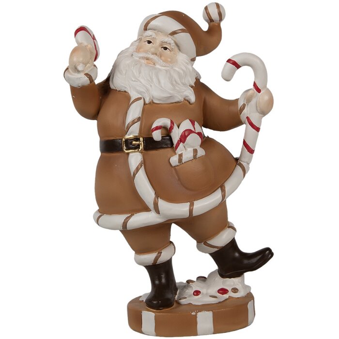 Clayre & Eef 6PR4276 Decorazione Babbo Natale 12x9x20 cm