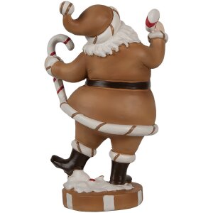 Clayre & Eef 6PR4276 Decorazione Babbo Natale 12x9x20 cm