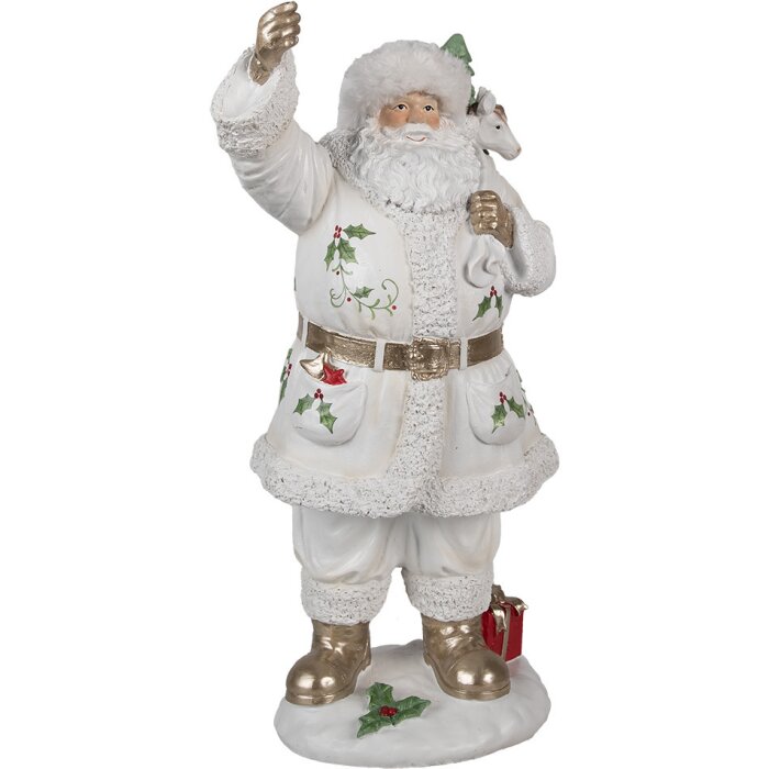Clayre & Eef 6PR4295 Decorazione Babbo Natale 21x23x43 cm