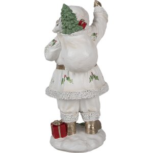 Clayre & Eef 6PR4296 Decorazione Babbo Natale 14x16x31 cm