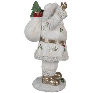 Clayre & Eef 6PR4296 Decorazione Babbo Natale 14x16x31 cm