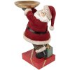 Clayre & Eef 6PR4300 Decorazione Babbo Natale 17x13x26 cm