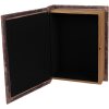 Clayre & Eef 65692 Set di 3 scatole in legno marrone moderno 27x22x7 cm