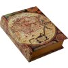 Clayre & Eef 65697 Set di 3 scatole portaoggetti Beige Brown Retro Vintage Wood