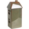 Clayre & Eef 6CE1797 Decorazione Casa LED Verde Porcellana 7x6x15 cm