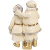 Clayre & Eef Decorazione Babbo Natale Beige 11x8x16 cm