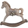 Clayre & Eef 6PR4170 Decorazione Cavallo a dondolo 17x5x16 cm