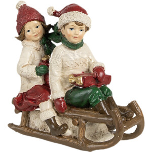 Clayre & Eef 6PR4182 Decorazione bambini su slitta...