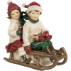 Clayre & Eef 6PR4182 Decorazione bambini su slitta 12x6x11 cm