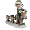 Clayre & Eef 6PR4188 Decorazione Bambino su cervo 17x8x14 cm