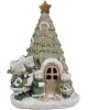 Clayre & Eef 6PR4190 Decorazione Famiglia Mouse LED 12x10x17 cm