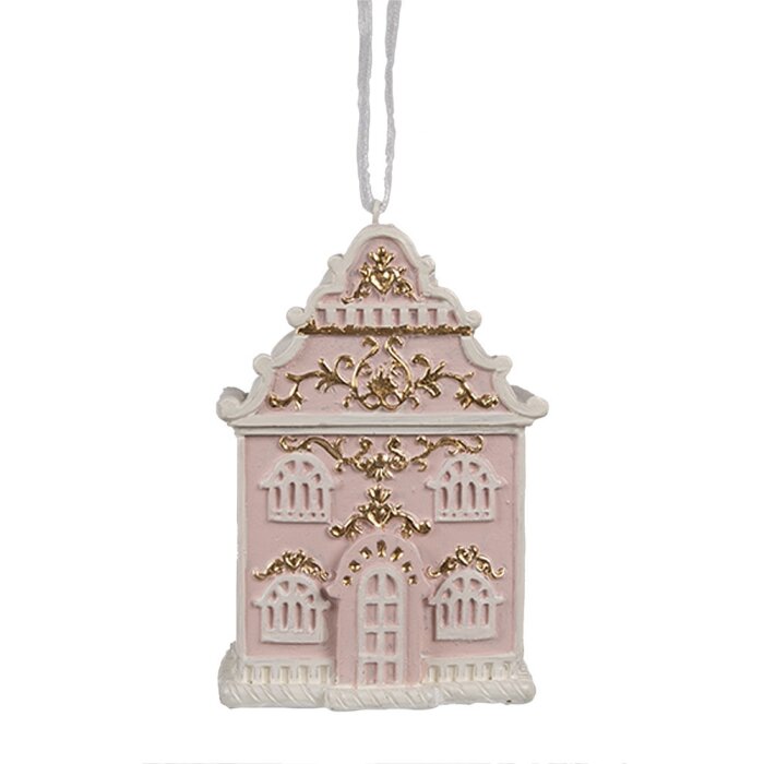 Clayre & Eef 6PR4205 Decorazione Ciondolo Casa 6x4x9 cm