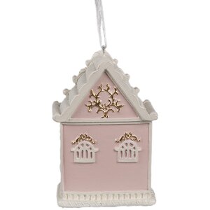 Clayre & Eef 6PR4205 Decorazione Ciondolo Casa 6x4x9 cm