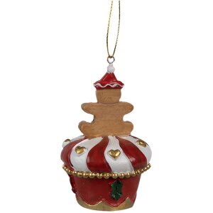 Clayre & Eef 6PR4208 Appendino biscotto Ø 5x8 cm