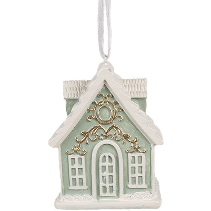 Clayre & Eef 6PR4214 Decorazione Ciondolo Casa 6x4x8 cm