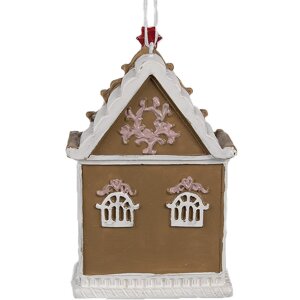 Clayre & Eef 6PR4215 Decorazione Ciondolo Casa 6x4x9 cm