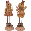 Clayre & Eef 6PR4272 Decorazione omino di pan di zenzero 7x7x18 cm