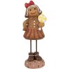Clayre & Eef 6PR4273 Decorazione omino di pan di zenzero 10x8x23 cm