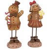 Clayre & Eef 6PR4273 Decorazione omino di pan di zenzero 10x8x23 cm