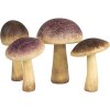 Clayre & Eef 6PR4326 Decorazione Fungo Ø 9x12 cm