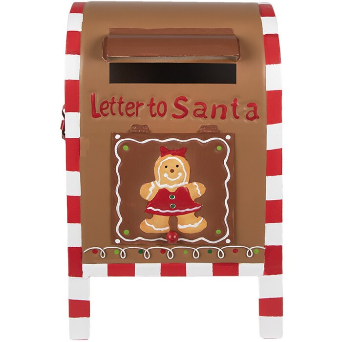 Clayre & Eef 6Y5628 Cassetta delle lettere 22x18x34 cm