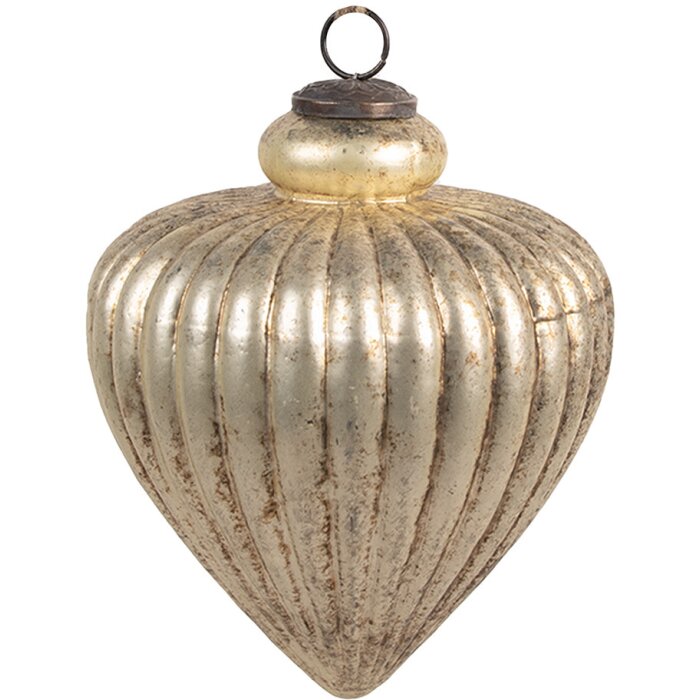 Clayre & Eef 6GL4551L Bomboniere per albero di Natale Ø 16x20 cm