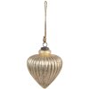 Clayre & Eef 6GL4551L Bomboniere per albero di Natale Ø 16x20 cm