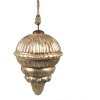 Clayre & Eef 6GL4553L Bomboniere per albero di Natale Ø 15x22 cm