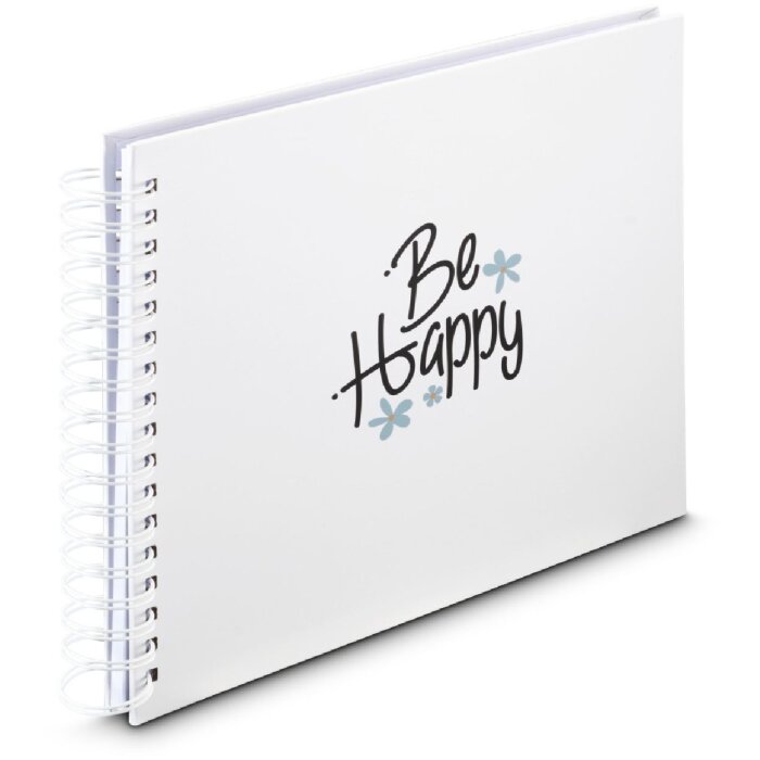 Hama Album a spirale Cose belle 28x24 cm 50 pagine bianche Happy