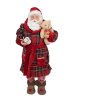 Clayre & Eef 65627 Decorazione Babbo Natale 27x13x50 cm