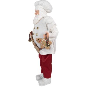 Clayre & Eef 65628 Decorazione Babbo Natale 27x13x50 cm