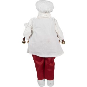 Clayre & Eef 65628 Decorazione Babbo Natale 27x13x50 cm