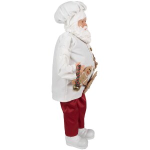 Clayre & Eef 65628 Decorazione Babbo Natale 27x13x50 cm
